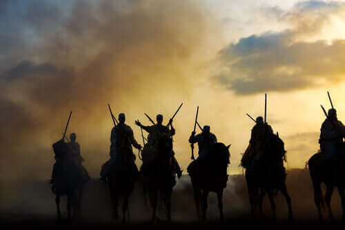 Berberhästen användes i krig